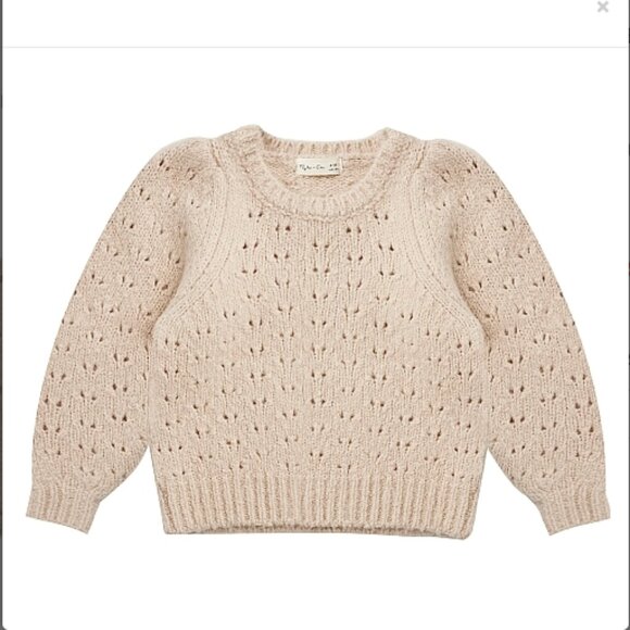 Balloon Sweater - Beige by Rylee + Cru - Picture 1 of 8